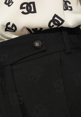 Monogram Jacquard Tailored Pants