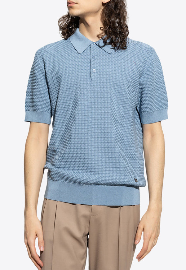 Textured Polo T-shirt