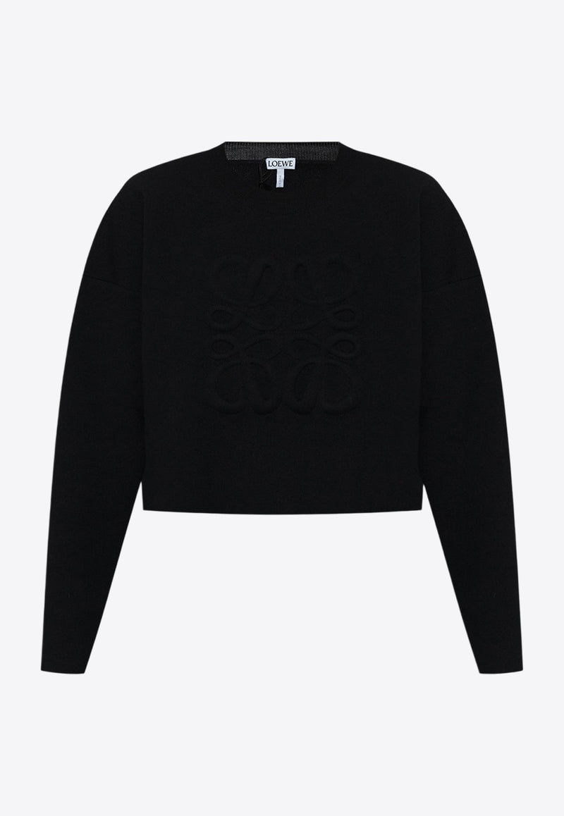 Anagram Wool Cropped Sweater