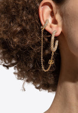 Crystal Embellished Single Ear Cuff