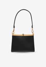 Mini Vela Leather Crossbody Bag