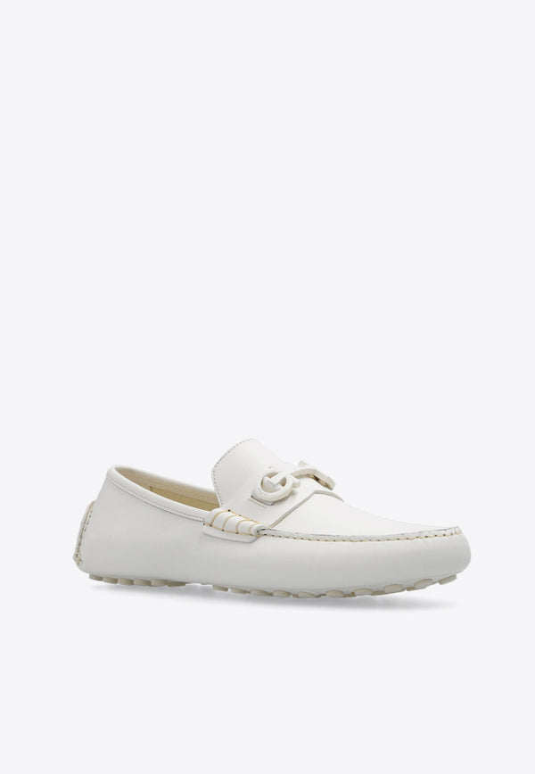 Grazioso Gancini Leather Loafers