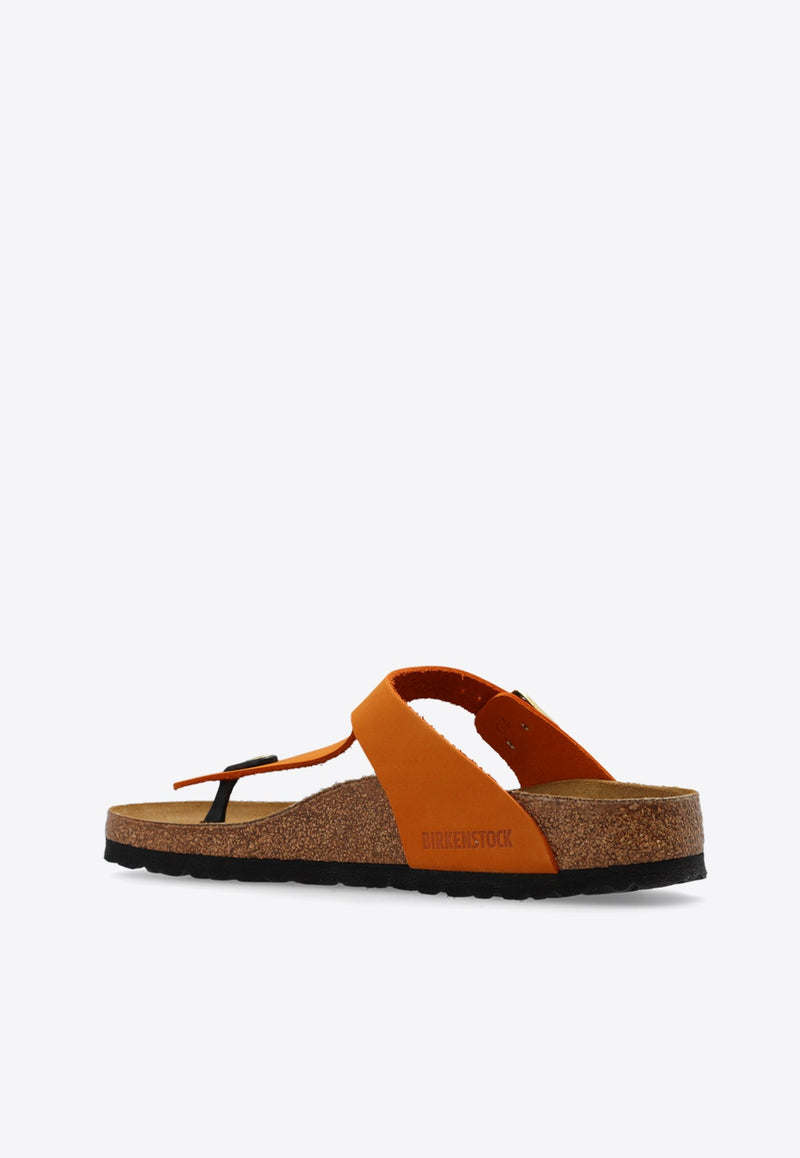 Gizeh Leather Thong Sandals