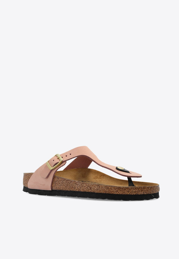 Gizeh Leather Thong Sandals