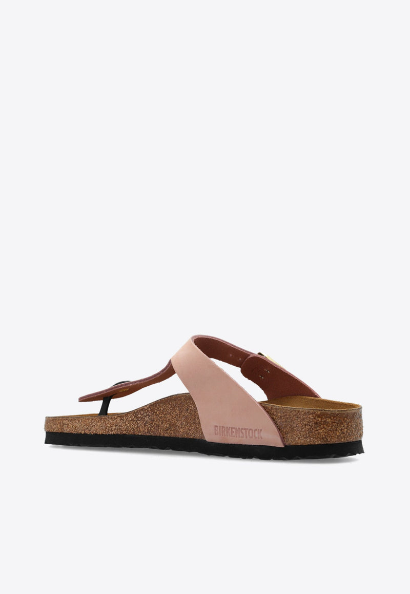 Gizeh Leather Thong Sandals