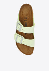 Arizona Double-Buckle Leather Slides