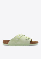 Zurich Double-Strap Suede Slides