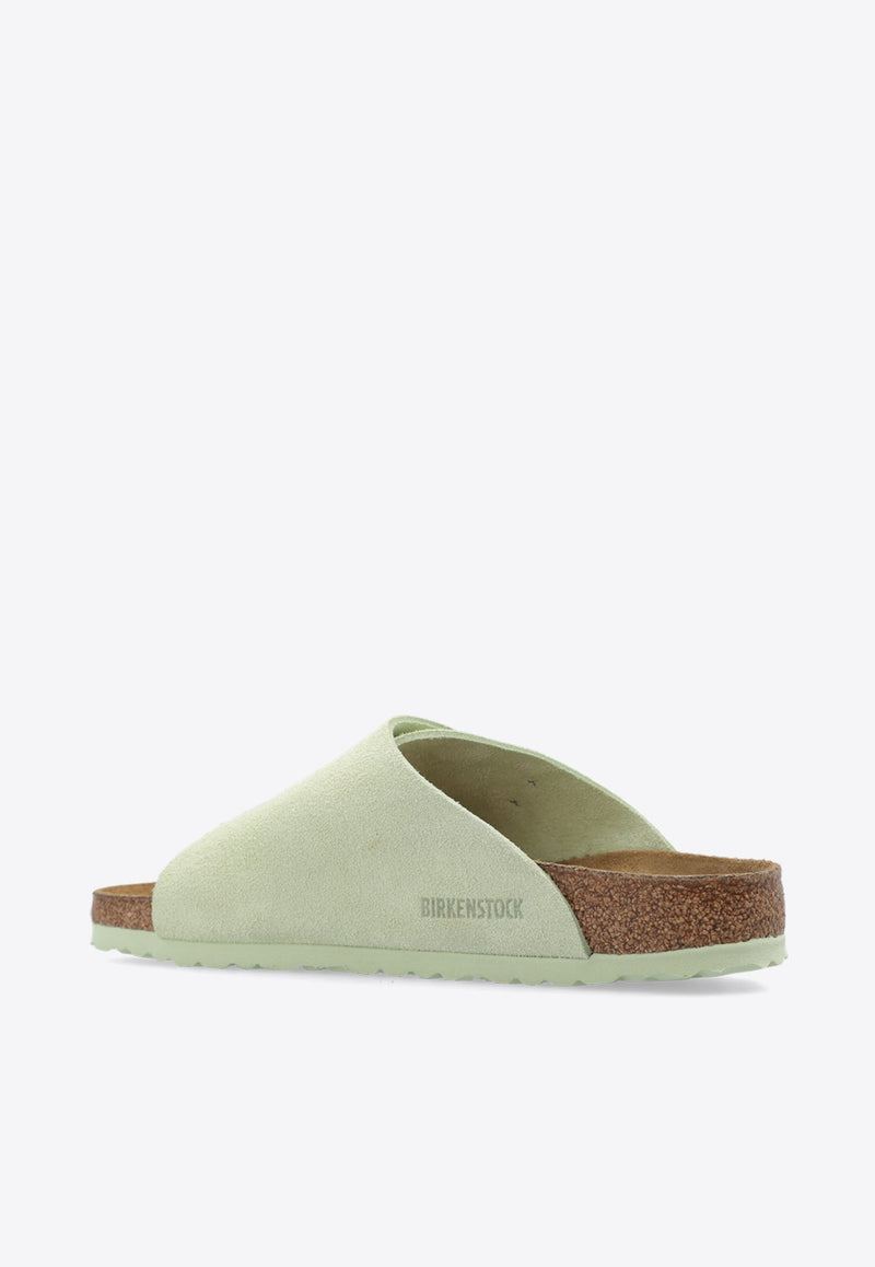 Zurich Double-Strap Suede Slides