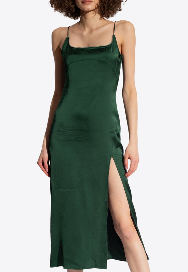 Notte Slip Satin Midi Dress