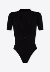 Yauco V-neck Knitted Bodysuit