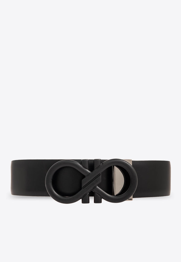 Gancini Reversible Leather Belt