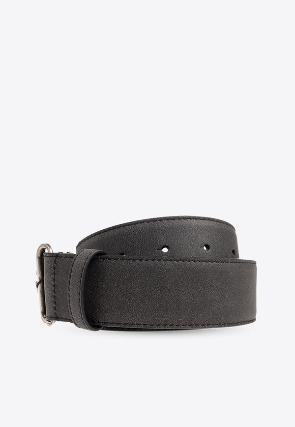 Anchor Buckle Leather Belt