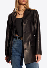 Leather Turlington Jacket