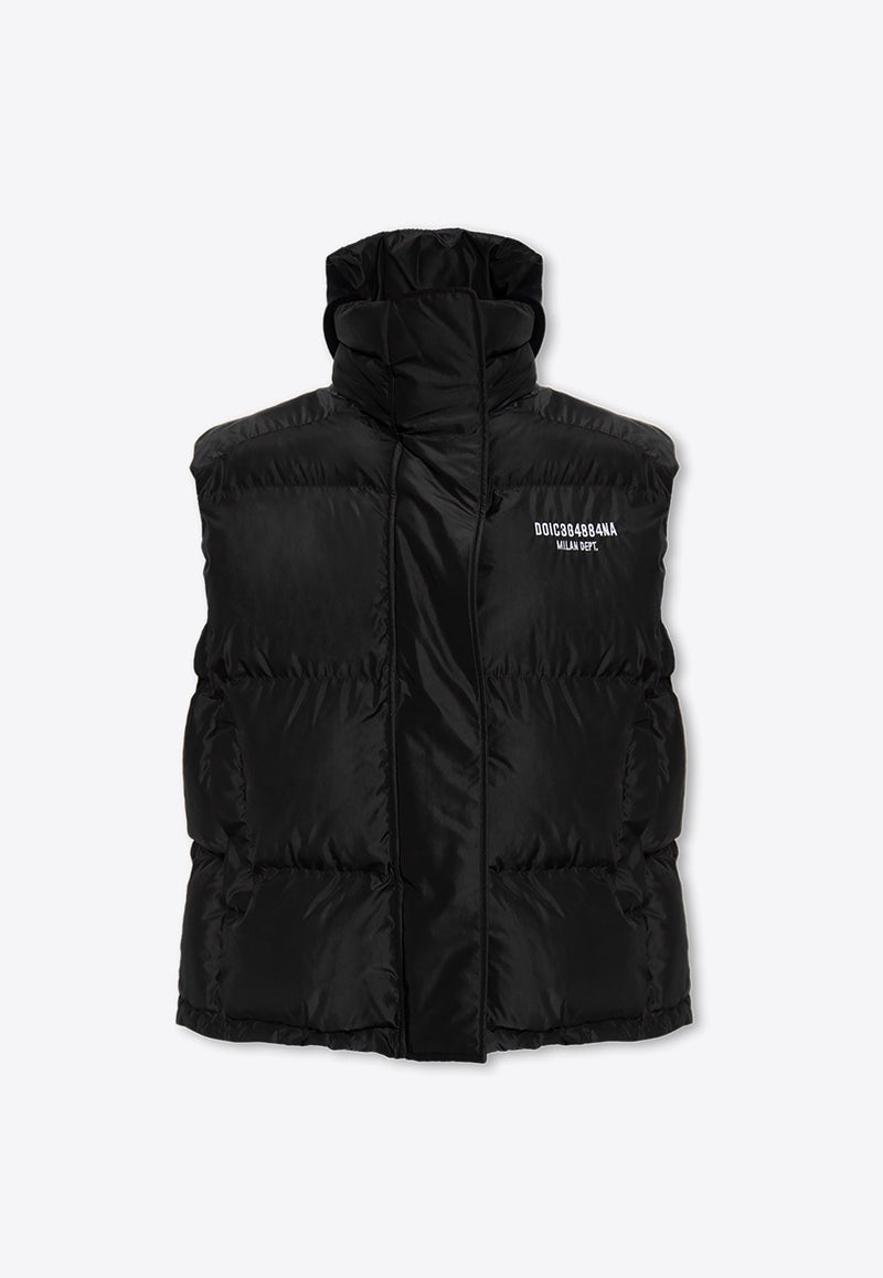 Logo Embroidered Padded Vest