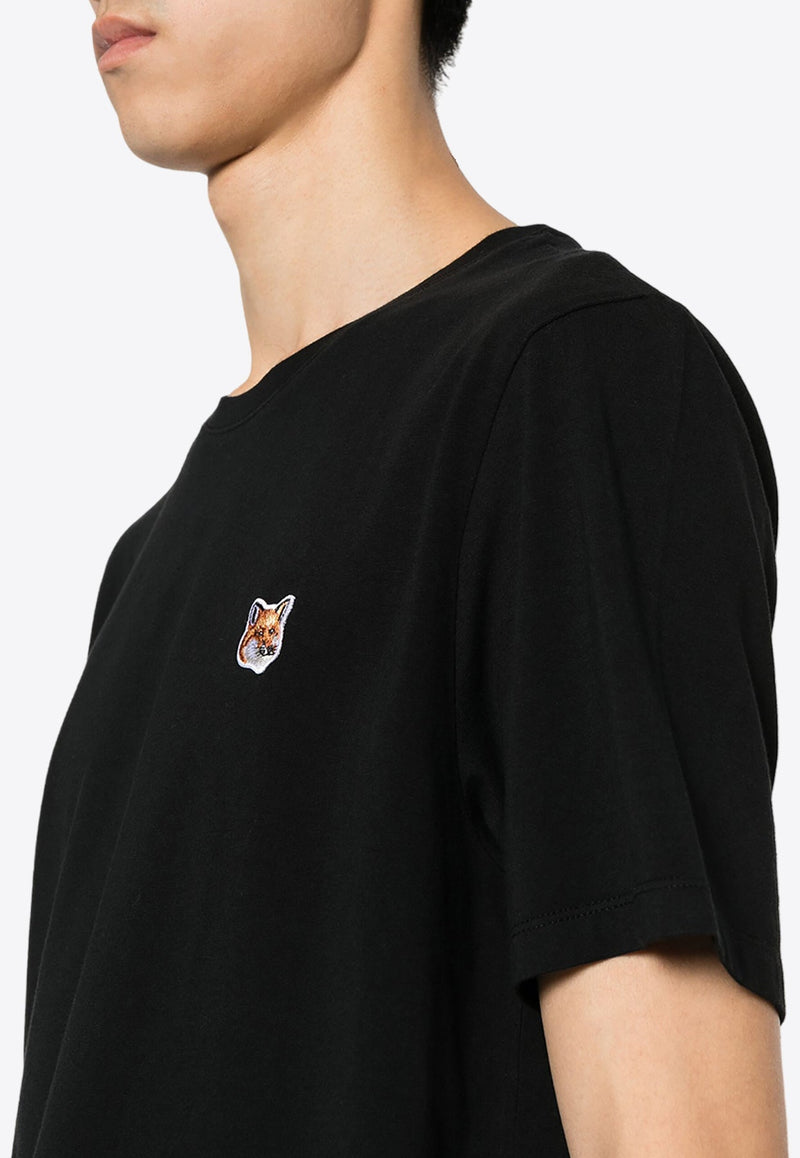 Fox Logo Patch Crewneck T-shirt