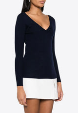 Leila Fine-Ribbed Wool Sweater