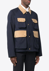 Corduroy Paneled Field Jacket