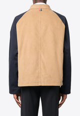 Corduroy Paneled Field Jacket