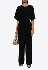 Poker Wide-Leg Cargo Jumpsuit