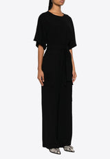 Poker Wide-Leg Cargo Jumpsuit