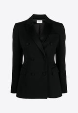 Liliuxy Double-Breasted Tuxedo Blazer