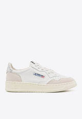 Medalist Leather and Suede Low-Top Sneakers