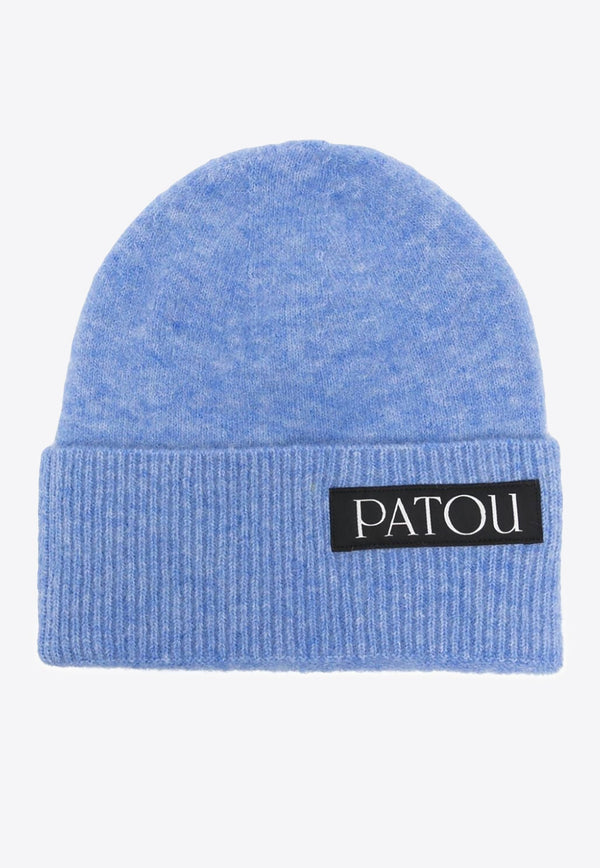 Logo Patch Wool-Blend Beanie