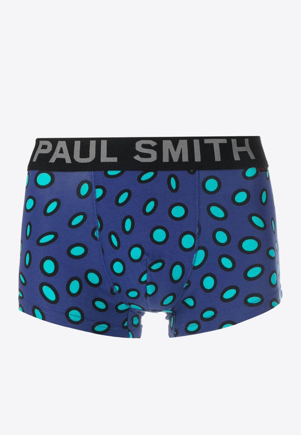 Logo Waistband Polka Dot Boxers