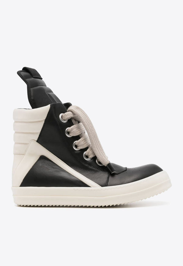 Mega Bumper Leather High-Top Sneakers