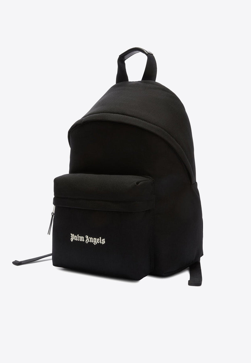 Logo Print Nylon Backpack