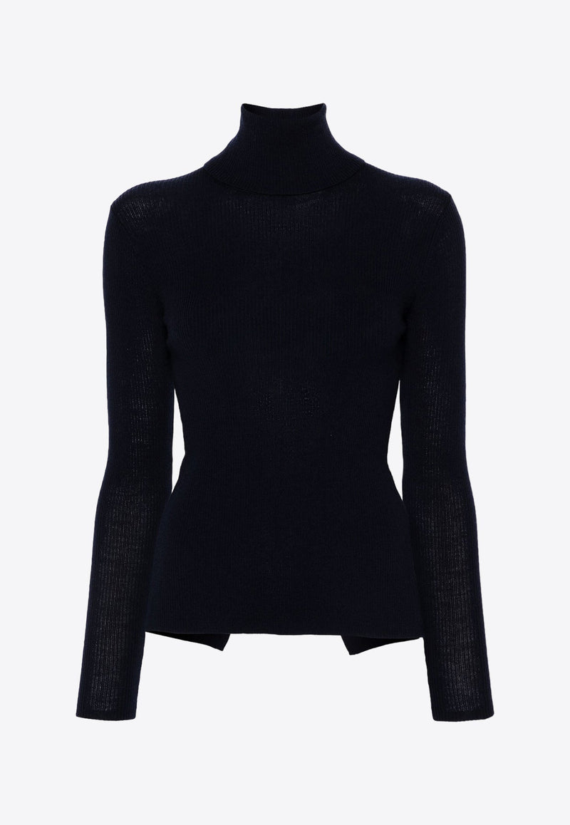 Leila Turtleneck Ribbed Sweater