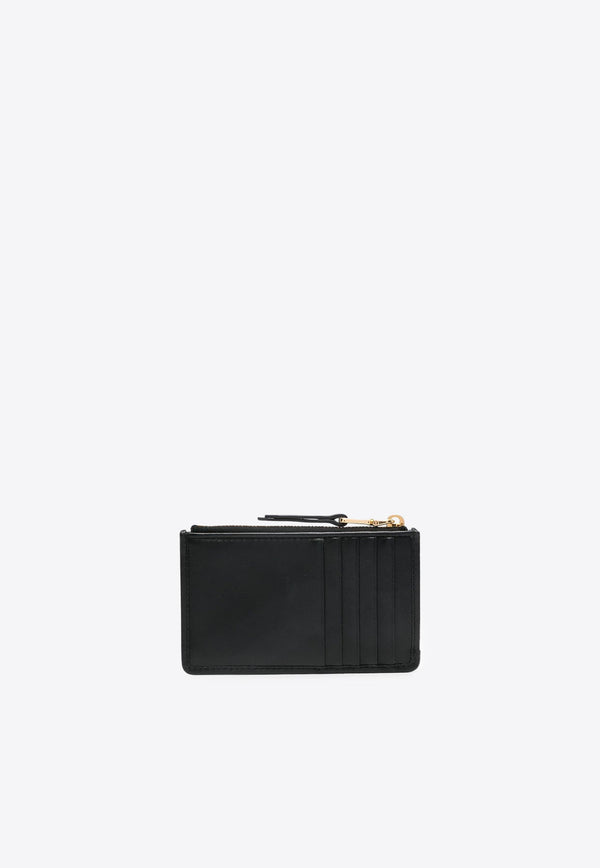 Matelassé Zipped Leather Wallet