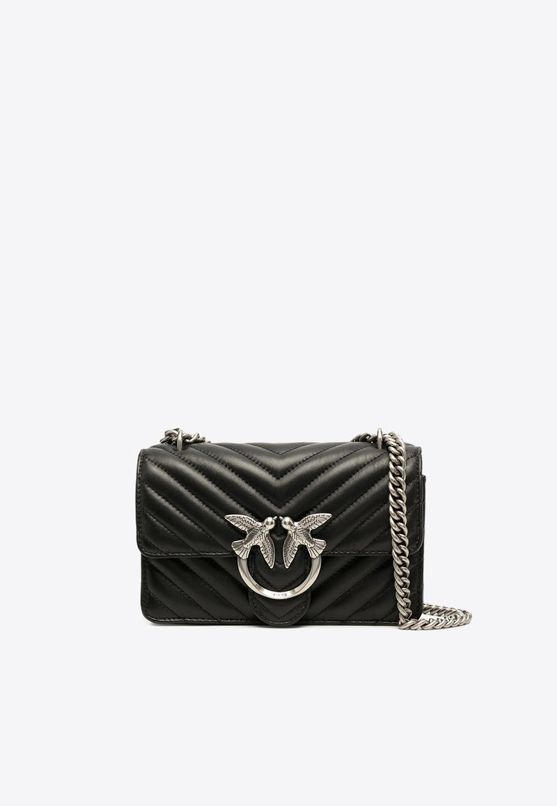 Mini Love One Chevron Shoulder Bag