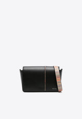 Signature Stripe Leather Crossbody Bag