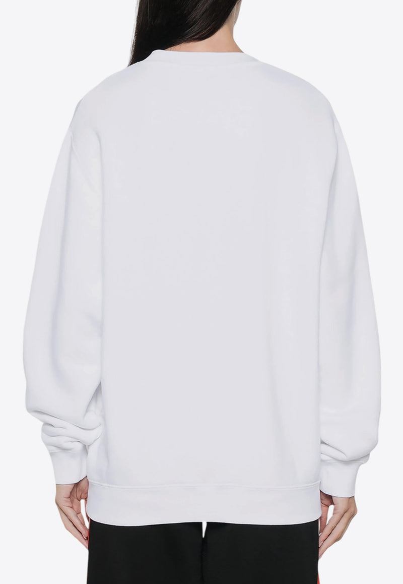 Typed Logo Crewneck Sweatshirt