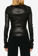 Fees Slim Leather Jacket