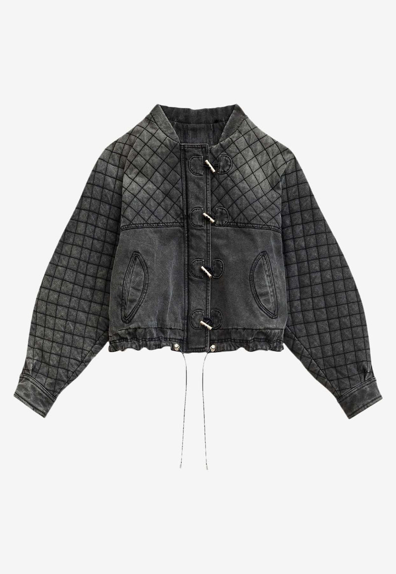 Celiany Quilted Denim Jacket