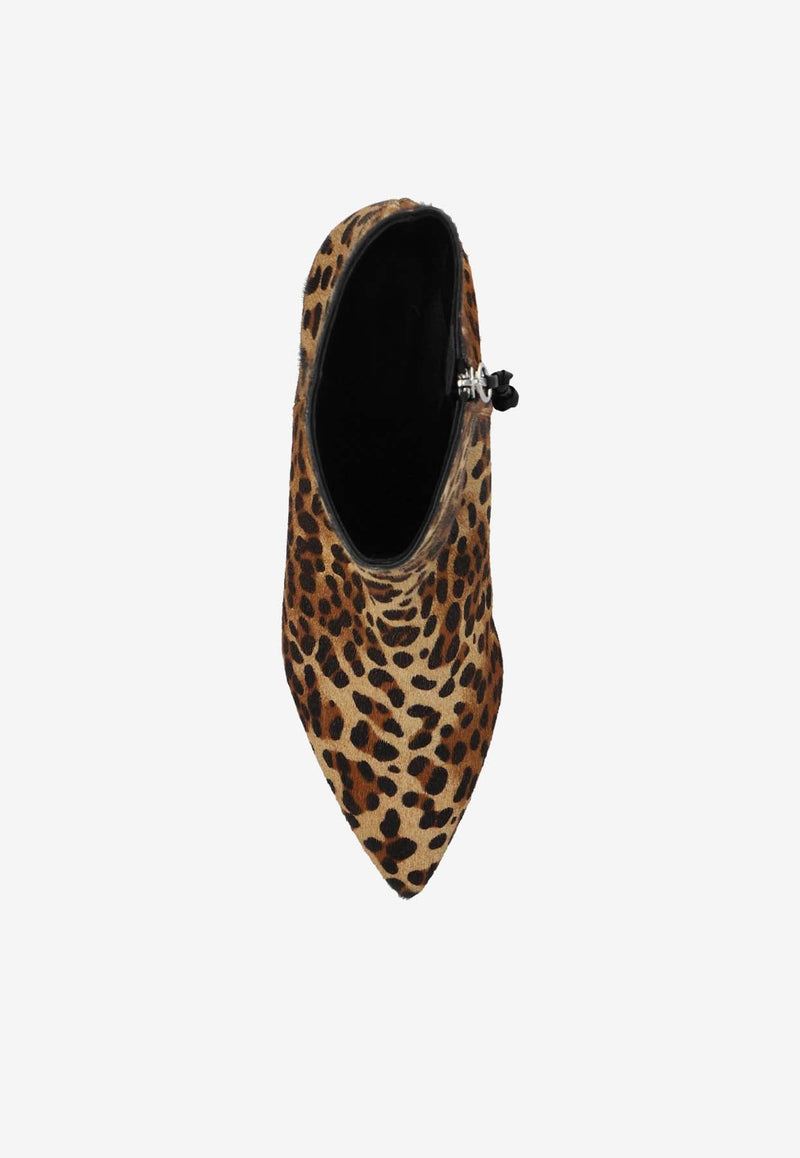 Eana Leopard Print Ankle Boots