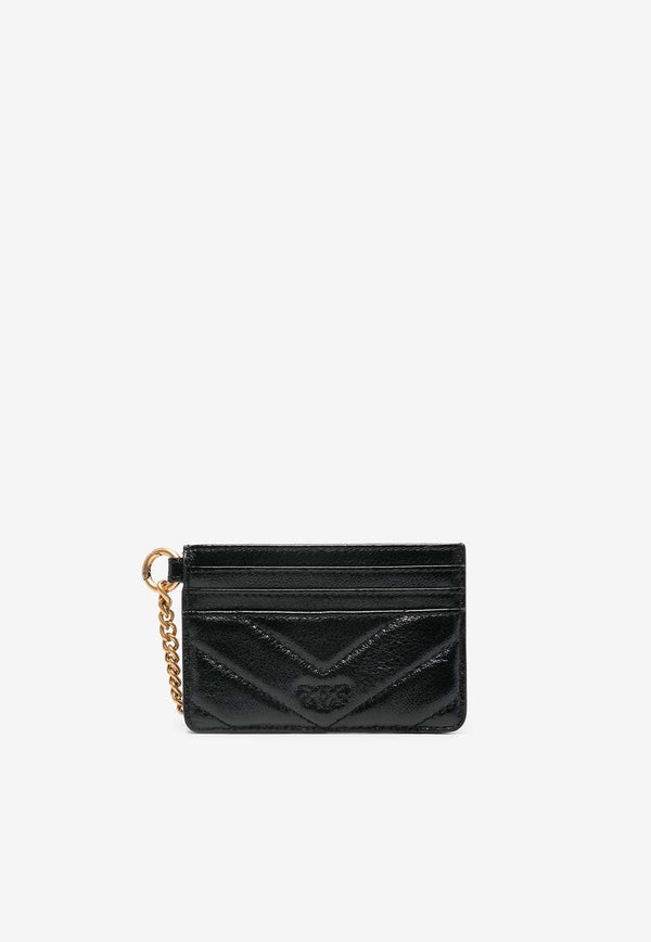 Galleria Quilted Leather Chain Cardholder