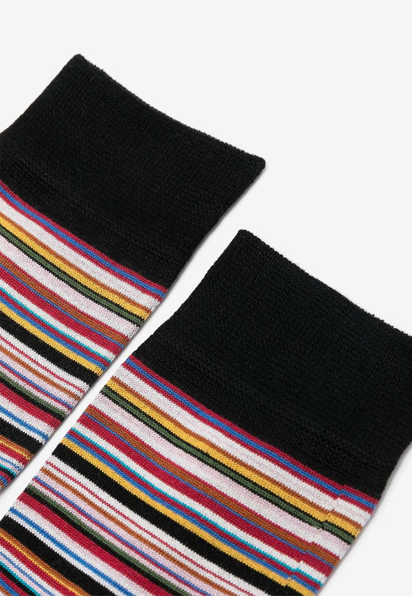 Signature Striped Socks