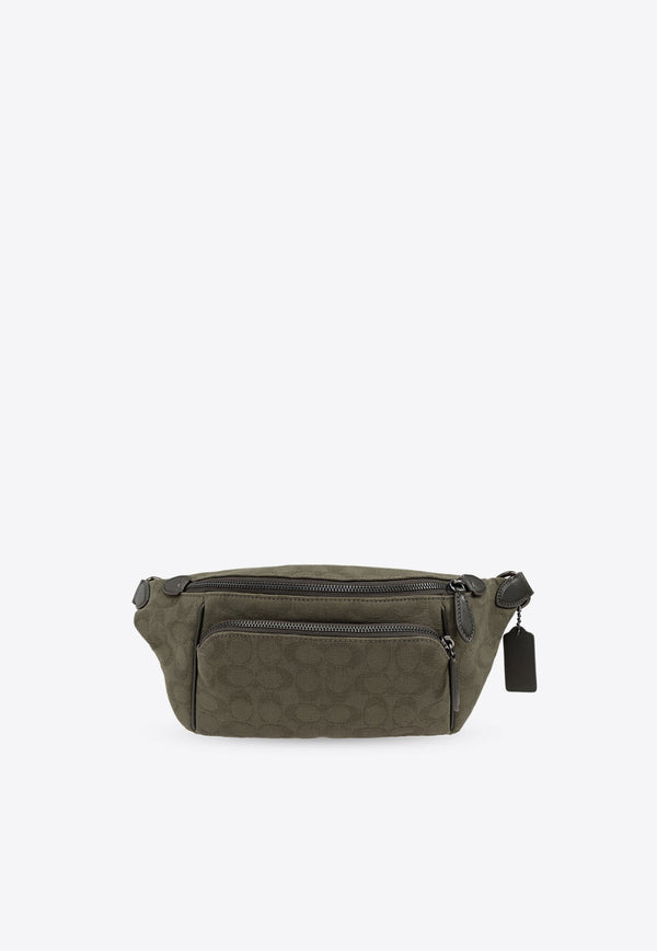 League Signature Jacquard Belt Bag