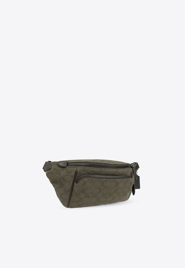 League Signature Jacquard Belt Bag