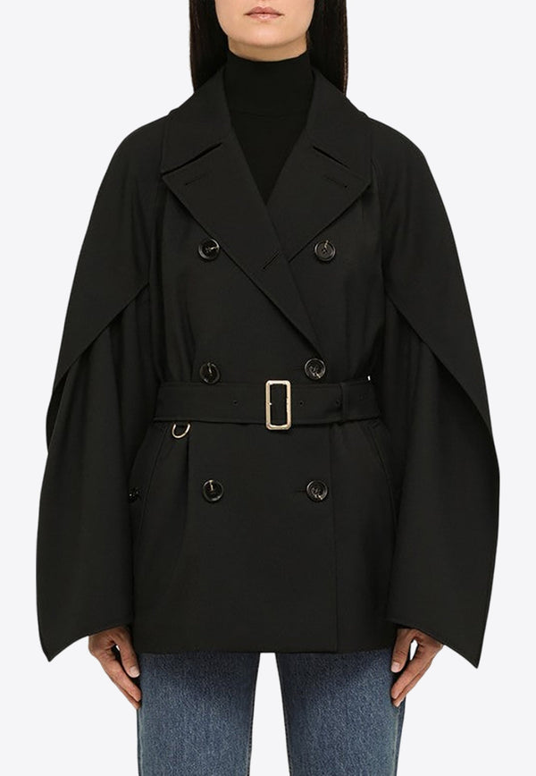 Double-Breasted Wool Coat