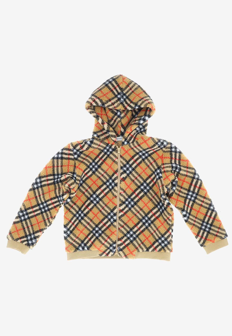 Boys Zip-Up Hooded Fleece Jacket