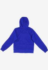 Boys Logo-Patch Zip-Up Hooded Sweatshirt