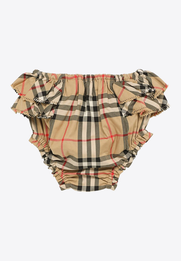 Babies Vintage Check Stretch Bloomers