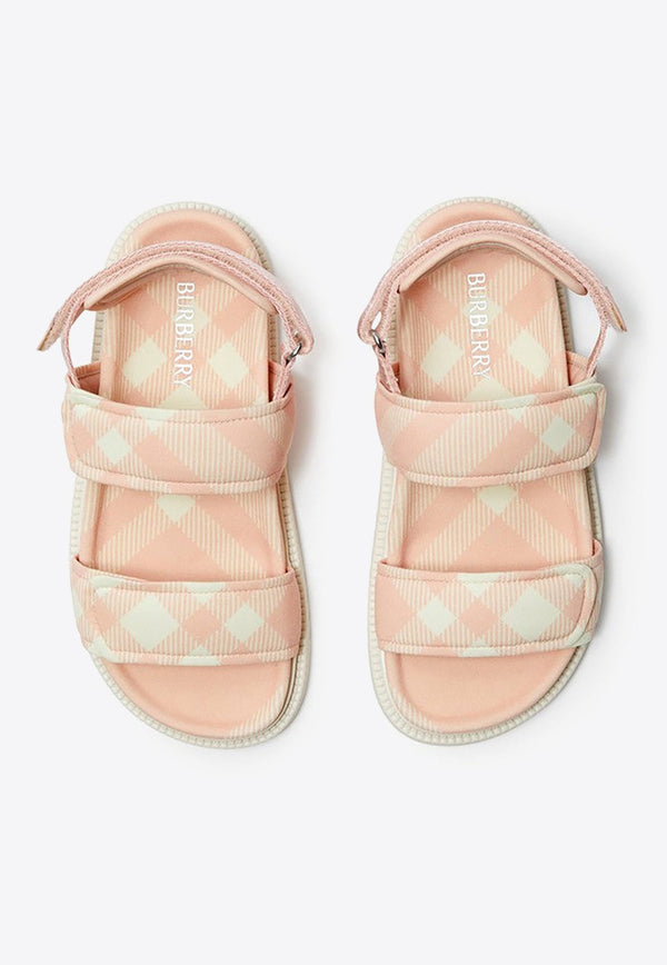 Girls Vintage Check Sandals