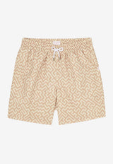 Tropez Geometric Print Swim Shorts