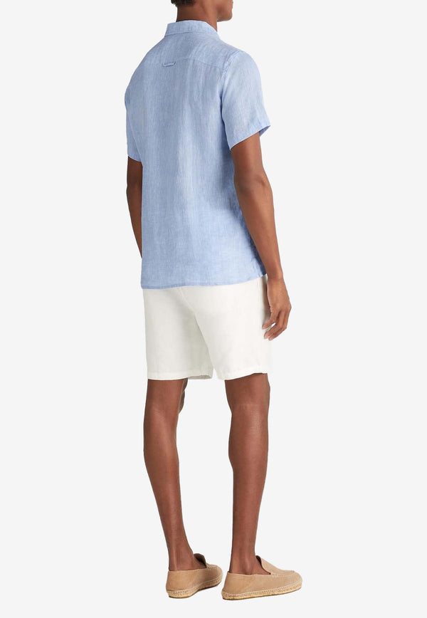 Monaco Short-Sleeved Linen Shirt