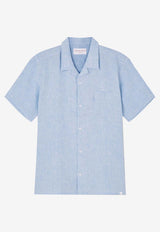 Monaco Short-Sleeved Linen Shirt